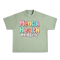 Oil Green mental health matters Urban Heavy Tee - MaliasSmallBusiness