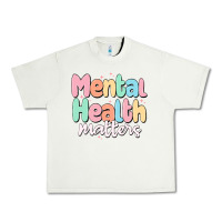 Pistachio mental health matters Urban Heavy Tee - MaliasSmallBusiness