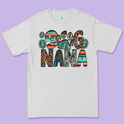 Dog Nana Premium Tee Designed By Racoondesign