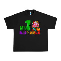 Black my first hallothanksmas Urban Heavy Tee - AdoDesignShop
