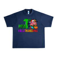 Navy my first hallothanksmas Urban Heavy Tee - AdoDesignShop