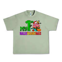 Oil Green my first hallothanksmas Urban Heavy Tee - AdoDesignShop