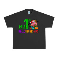Pigment Black my first hallothanksmas Urban Heavy Tee - AdoDesignShop