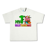 Pistachio my first hallothanksmas Urban Heavy Tee - AdoDesignShop