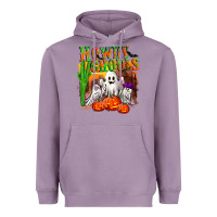 Lavender Howdy ghouls Heavyweight Hoodie - NancyCooperArtShop