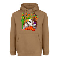 Toasted Coconut Howdy ghouls Heavyweight Hoodie - NancyCooperArtShop