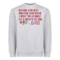 Heather Grey roses are red Heavyweight Sweatshirt - MaliasSmallBusiness