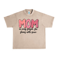 French Oak mom in every season, she shines with grace Urban Heavy Tee - MaliasSmallBusiness