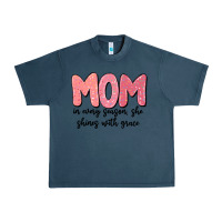 Midnight Navy mom in every season, she shines with grace Urban Heavy Tee - MaliasSmallBusiness