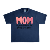 Navy mom in every season, she shines with grace Urban Heavy Tee - MaliasSmallBusiness