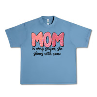 Pebble Blue mom in every season, she shines with grace Urban Heavy Tee - MaliasSmallBusiness