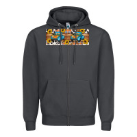 Smoke Fall truck Zipper Hoodie - Artiststas