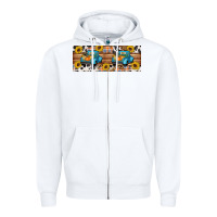 White Fall truck Zipper Hoodie - Artiststas