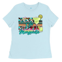 Baby Blue mama cita needs a margarita Ladies Tee - JahusDesignShop
