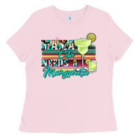Bubblegum Pink mama cita needs a margarita Ladies Tee - JahusDesignShop
