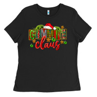 Black Christmas gimmie claus Ladies Tee - FaDigitalArtStudio