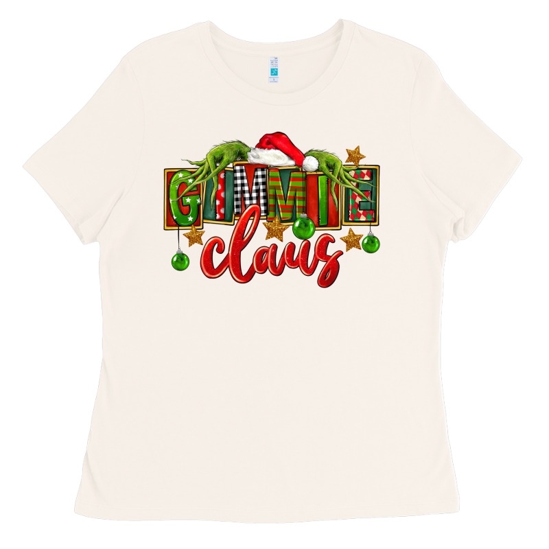 Christmas Gimmie Claus Ladies Tee by FaDigitalArtStudio | Teevron