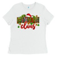 White Christmas gimmie claus Ladies Tee - FaDigitalArtStudio