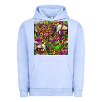 Pigment Grape Ice mardi gras leopard horse seamless pattern Urban Hoodie - FaDigitalArtStudio