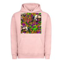 Mardi Gras Leopard Horse Seamless Pattern Urban Hoodie | Teevron
