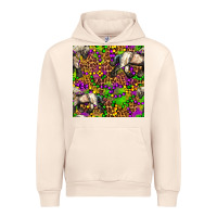 Sandshell mardi gras leopard horse seamless pattern Urban Hoodie - FaDigitalArtStudio