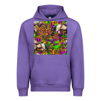 Tulip mardi gras leopard horse seamless pattern Urban Hoodie - FaDigitalArtStudio