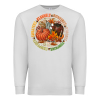 Dove Grey Bonfires flannels smores campfires pumpkin Premium Sweatshirt - NancyCooperArtShop