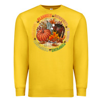 Lemon Bonfires flannels smores campfires pumpkin Premium Sweatshirt - NancyCooperArtShop