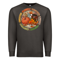 Smoke Bonfires flannels smores campfires pumpkin Premium Sweatshirt - NancyCooperArtShop