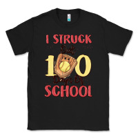 Black i struck out 100 days of school Classic Tee - MaliasSmallBusiness