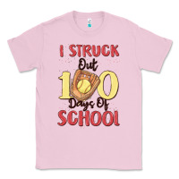 Bubblegum Pink i struck out 100 days of school Classic Tee - MaliasSmallBusiness