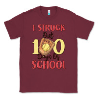Burgundy i struck out 100 days of school Classic Tee - MaliasSmallBusiness