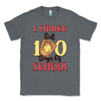 Charcoal Heather i struck out 100 days of school Classic Tee - MaliasSmallBusiness