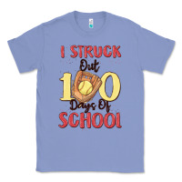 Colony Blue i struck out 100 days of school Classic Tee - MaliasSmallBusiness