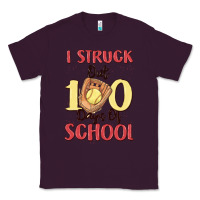 Plum i struck out 100 days of school Classic Tee - MaliasSmallBusiness