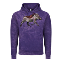 Cloud Purple Warthog Illustrations Vintage Hoodie - LillyAllenDesigns