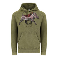 Vintage Olive Warthog Illustrations Vintage Hoodie - LillyAllenDesigns