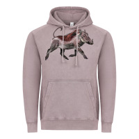 Vintage Zinc Warthog Illustrations Vintage Hoodie - LillyAllenDesigns