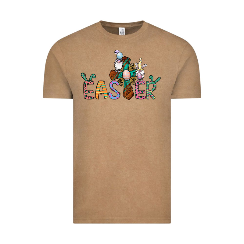 Cross Rabbit Easter Gnomes Vintage Tee by Jasminsmagicworld | Teevron