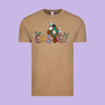 Cross Rabbit Easter Gnomes Vintage Tee Designed By Jasminsmagicworld