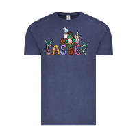 Vintage Denim cross rabbit easter gnomes Vintage Tee - Jasminsmagicworld