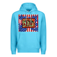 Ocean Blue world best dad Premium Hoodie - TumblerDesignByShophia