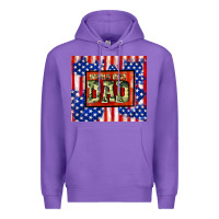 Purple world best dad Premium Hoodie - TumblerDesignByShophia