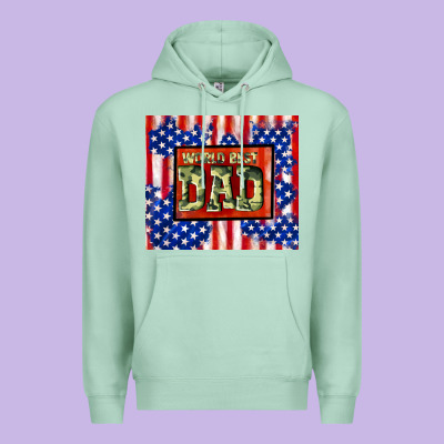 World Best Dad Premium Hoodie Designed By Tumblerdesignbyshophia