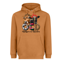 Meerkat OCD Obsessive Cow Disorder Heavyweight Hoodie - texasbilliewilder