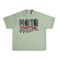 Oil Green moto mama Urban Heavy Tee - MaliasSmallBusiness