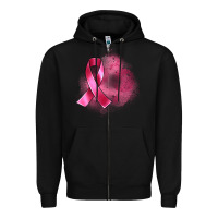 Black breast cancer custom name Zipper Hoodie - Artiststas