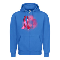 True Royal breast cancer custom name Zipper Hoodie - Artiststas
