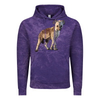 Cloud Purple Baby Hyena Illustrations Vintage Hoodie - LillyAllenDesigns