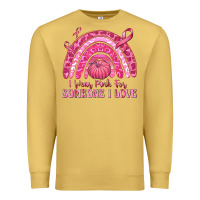 Antique Gold i wear pink for someone i love Premium Sweatshirt - texasbilliewilder
